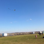 Flying kites at Tempelhofer Feld