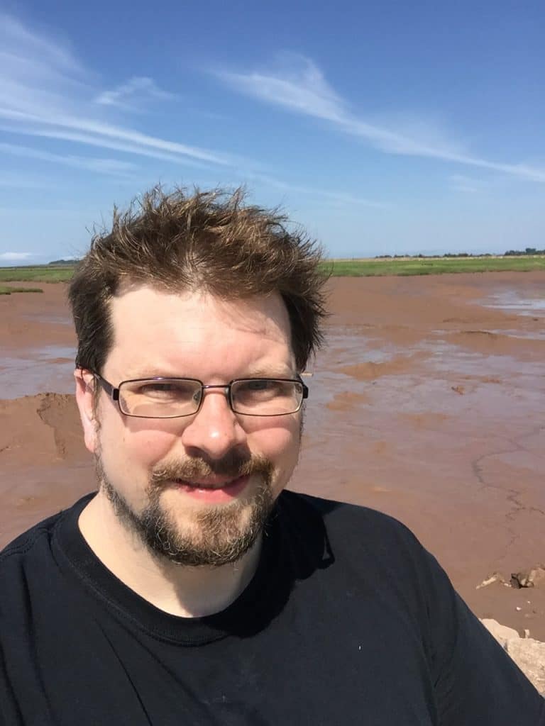 Me in Wolfville, Nova Scotia, not posting this mix