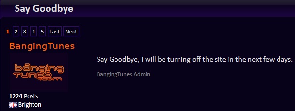 Bangingtunes.com Say Goodbye